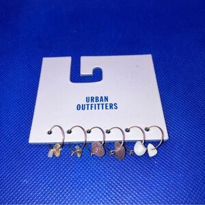 Urban Outfitters Gold and Silver Mixed Earrings